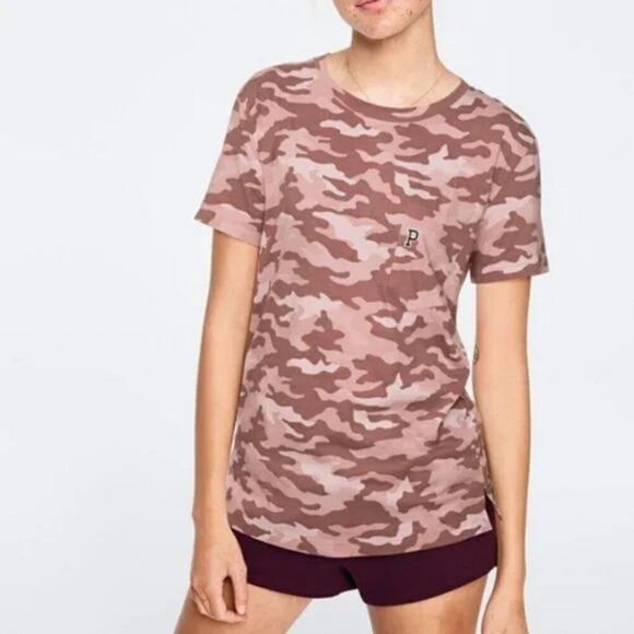 Victoria's Secret Tops - Victoria's Secret Pink Camouflage Top